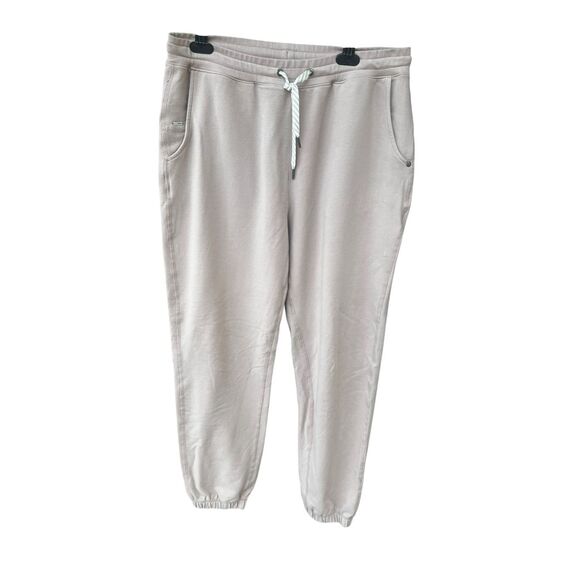 Vuori woman’s medium blush pink jogger sweatpants drawstring gym yoga - Picture 1 of 5